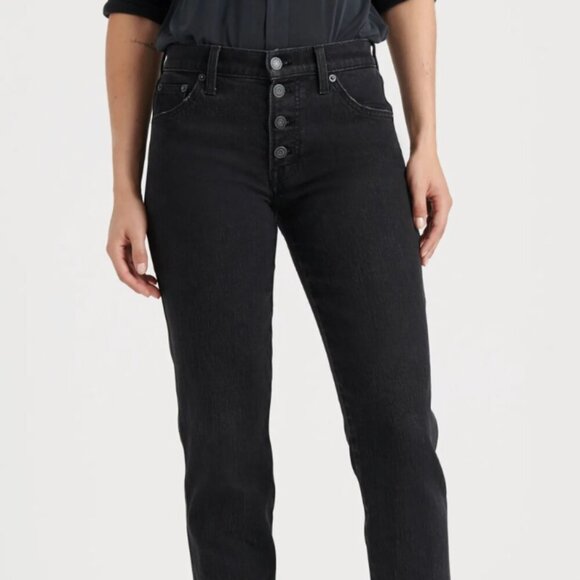 Lucky Brand Authentic Straight Crop Jeans - Picture 2 of 9